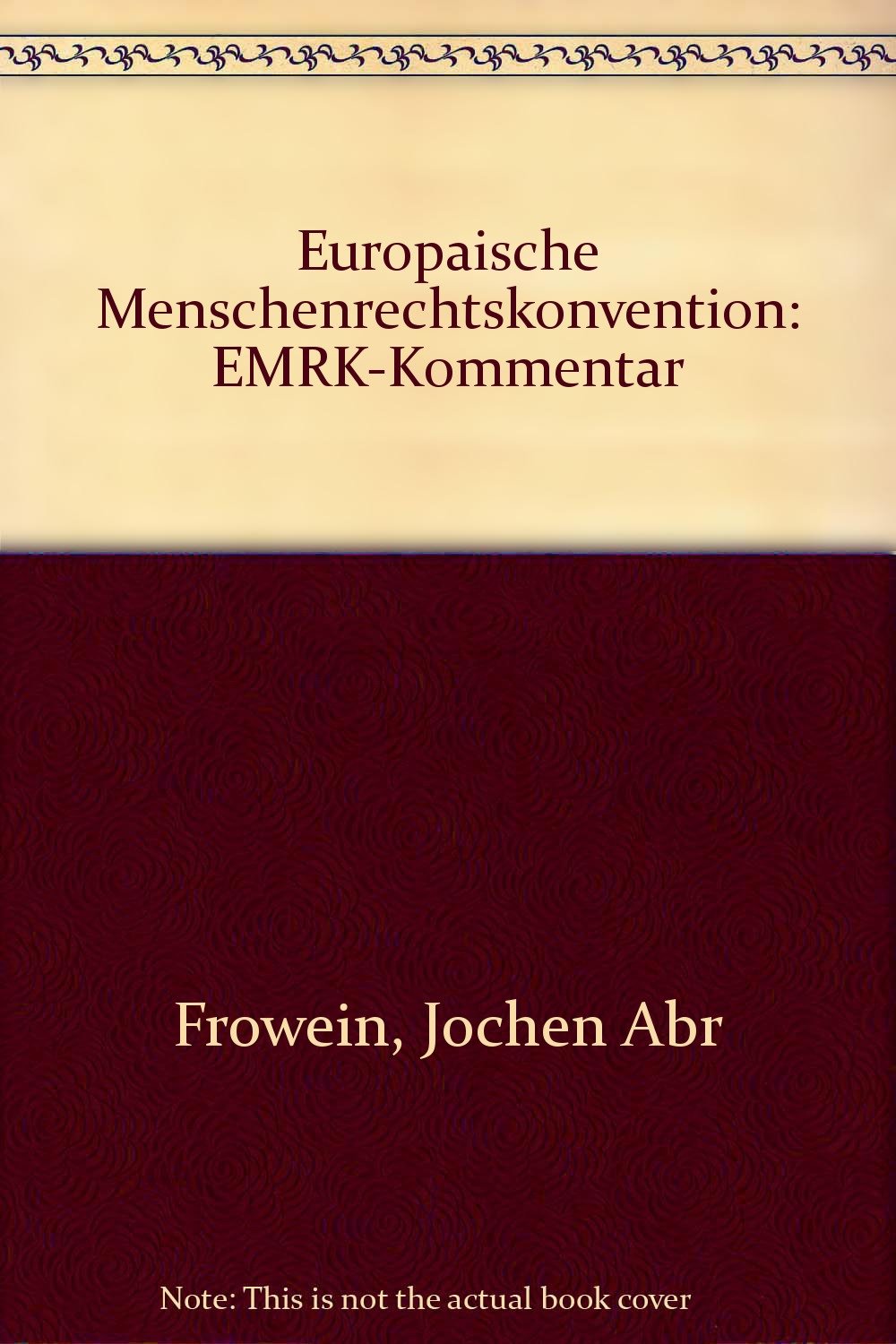 Europäische Menschenrechtskonvention: Kommentar Law