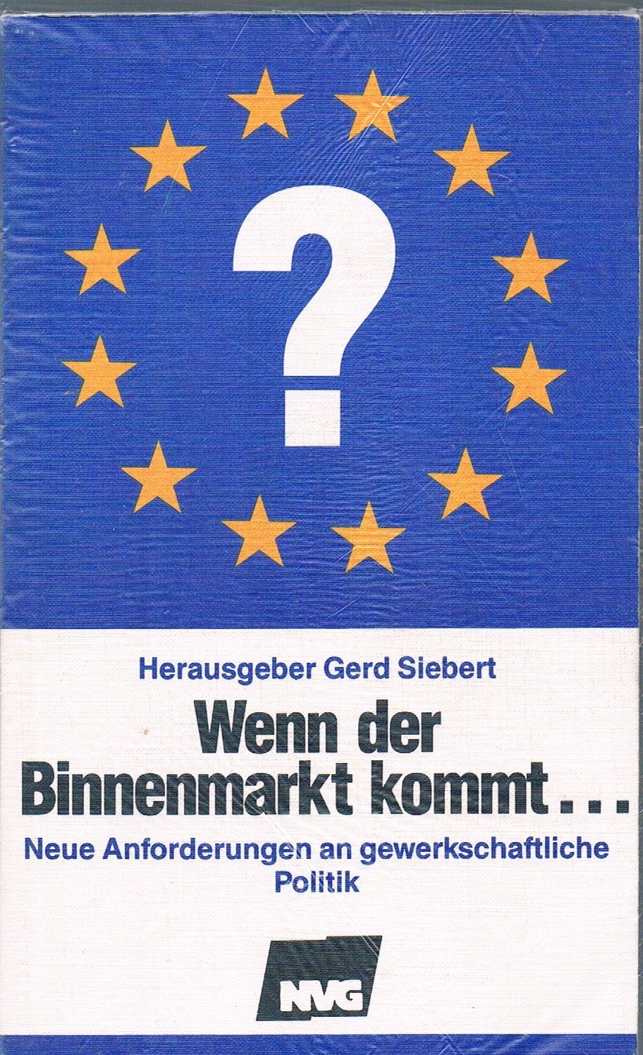 Wenn der Binnenmarkt kommt....Neue Anforderungen an gewerkschaftliche Politik Books