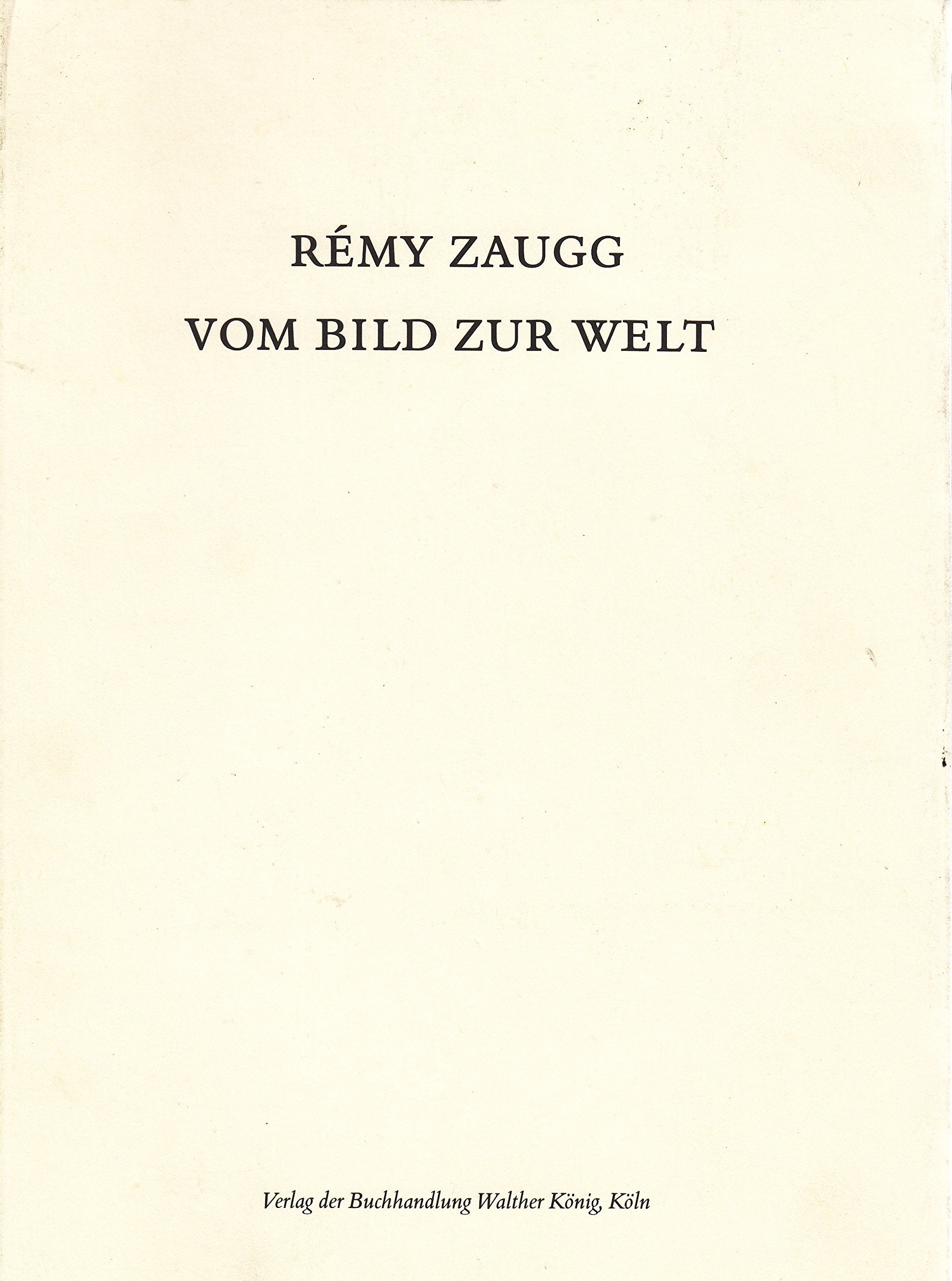 Vom Bild zur Welt. Books