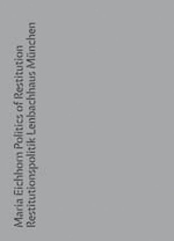 Maria Eichhorn. Restitutionspolitik: Lenbachhaus München. Dt. /Engl. Film, Art & Culture