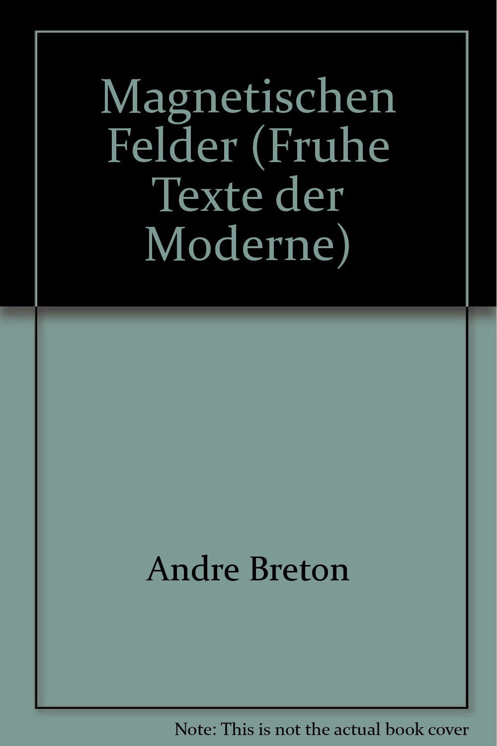 Die Magnetischen Felder (Frühe Texte der Moderne) - Breton, Andre book