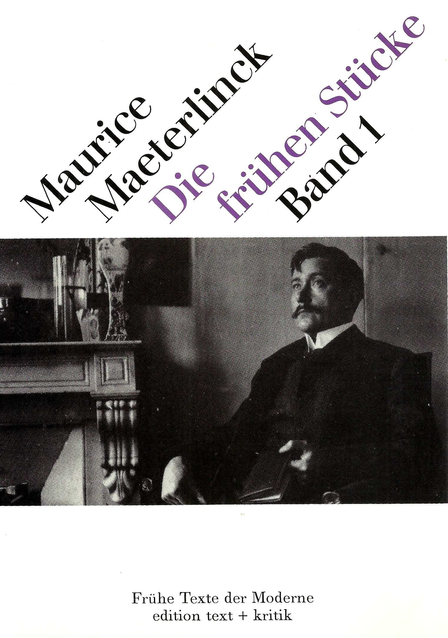Die frühen Stücke, Bd.1: Band 1 (Frühe Texte der Moderne) Contemporary literature