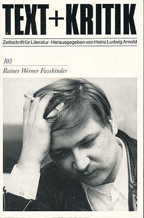 Rainer Werner Fassbinder (Text & Kritik) book