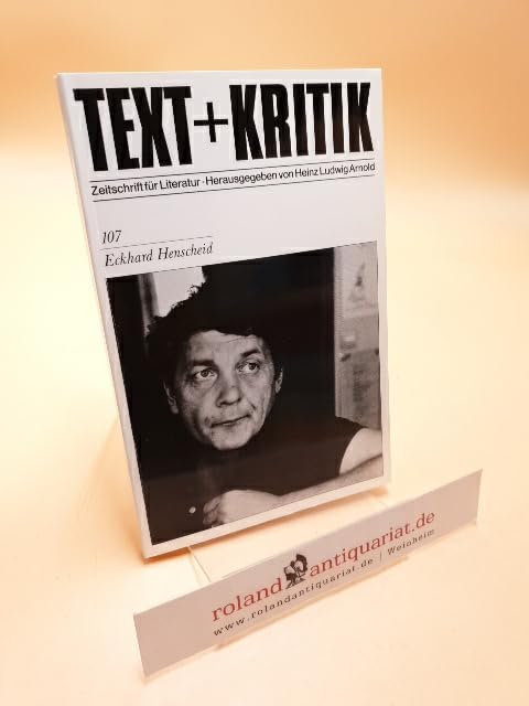 Eckhard Henscheid (Text + Kritik) Professional & Reference Books