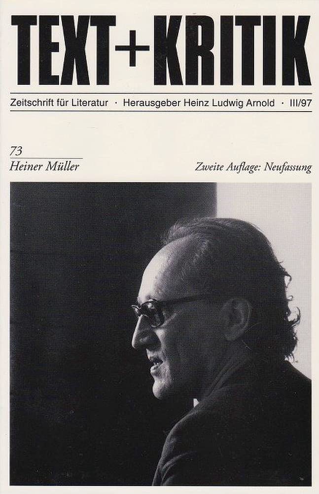 Heiner Müller Contemporary literature Books