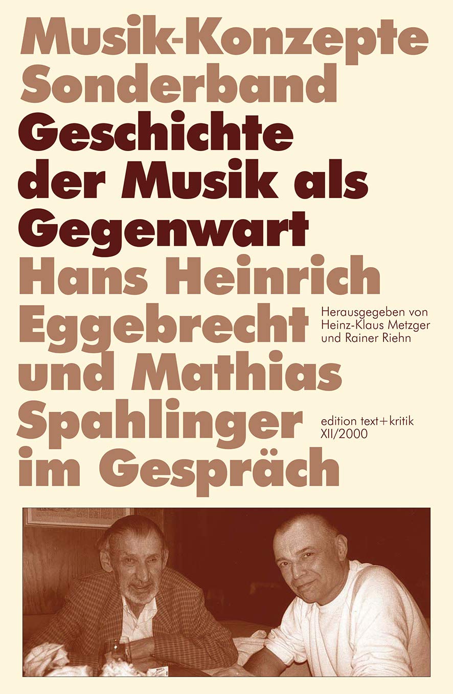 Geschichte der Musik als Gegenwart Arts & Music