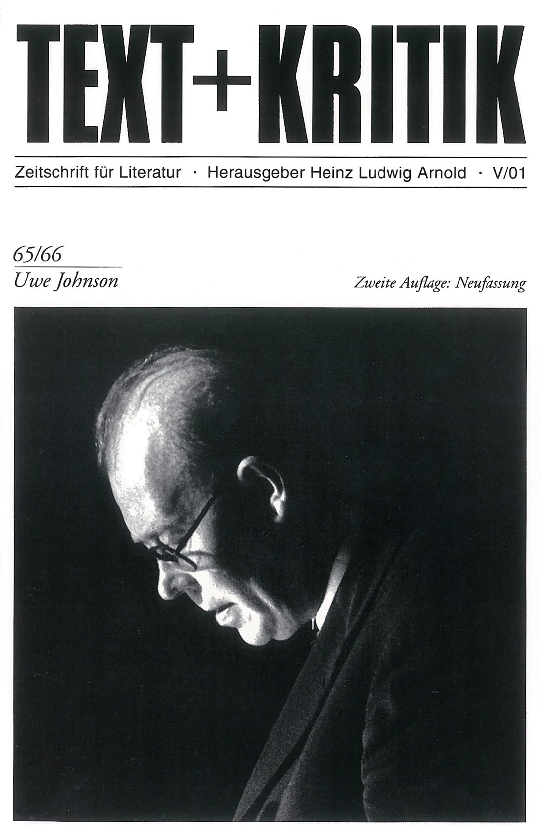 Uwe Johnson (TEXT+KRITIK 65/66) Contemporary literature