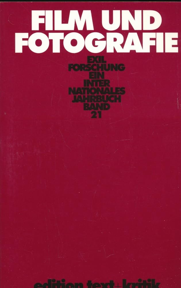 Film und Fotografie. Exilforschung 21 book