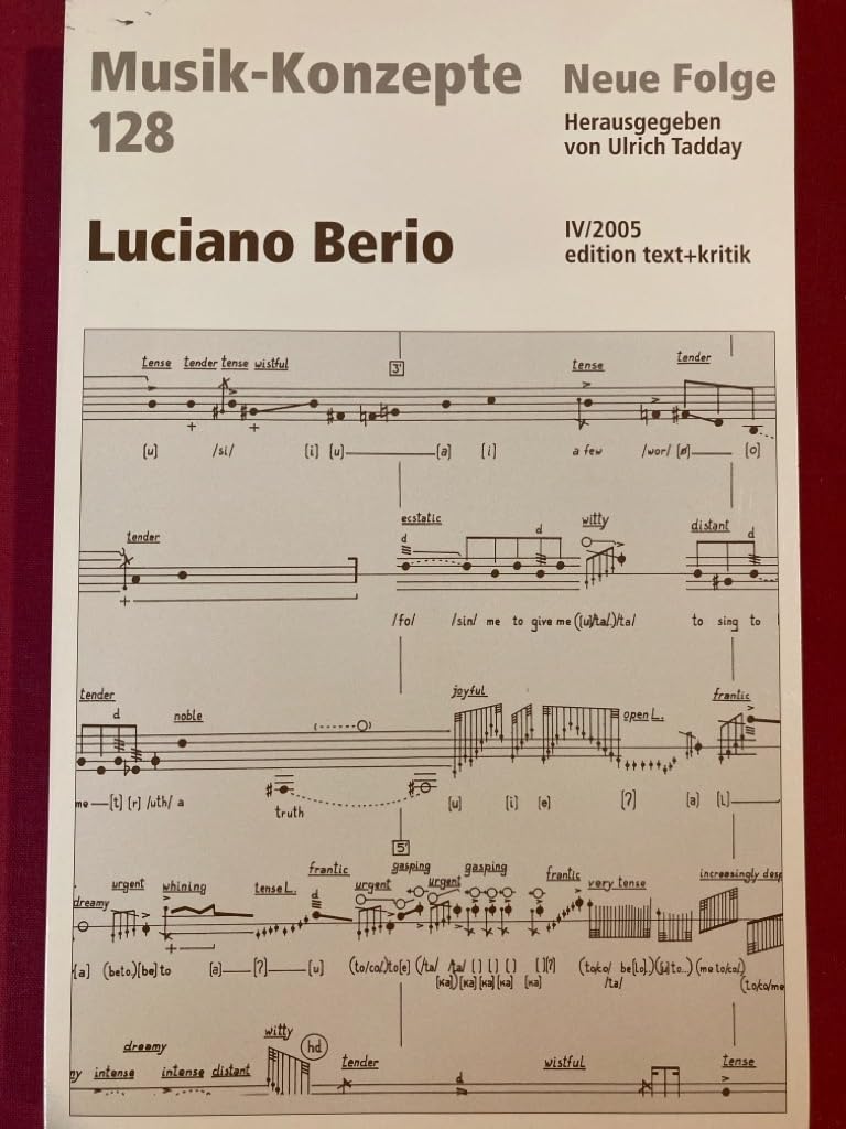 Luciano Berio (Musik-Konzepte 128) Pop culture