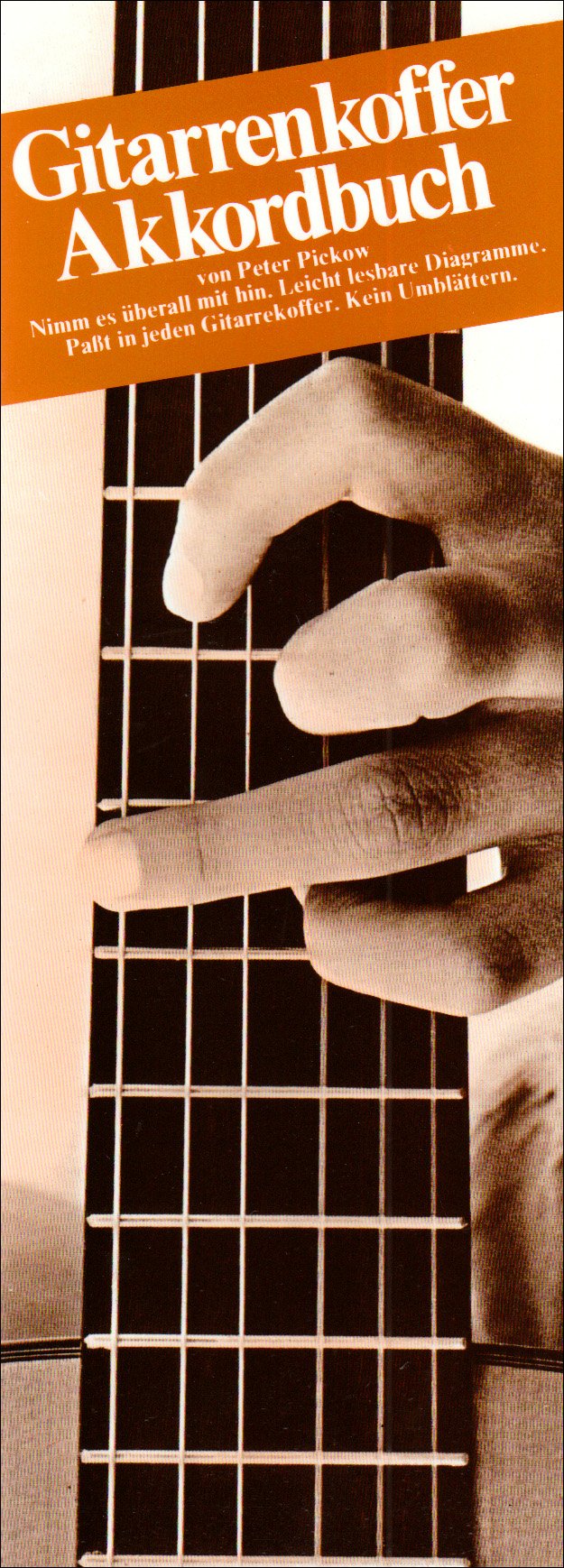 Gitarrenkoffer Akkordbuch. Gitarre Sheet Music