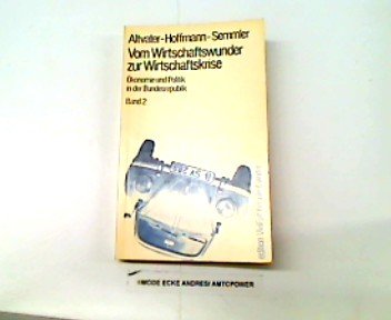 Vom Wirtschaftswunder zur Wirtschaftskrise II. �ko book