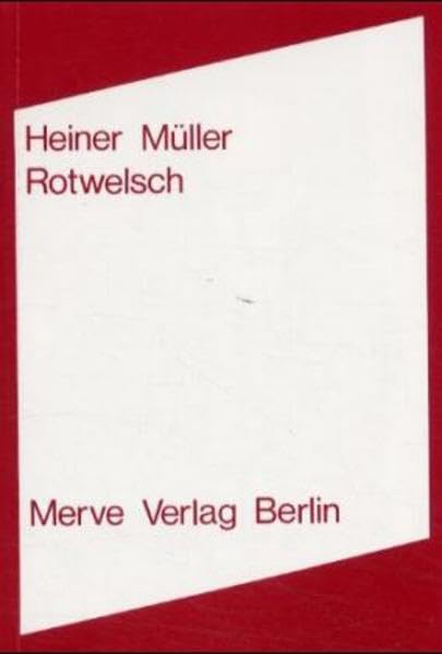 Rotwelsch (Internationaler Merve Diskurs: Perspektiven der Technokultur) Contemporary literature