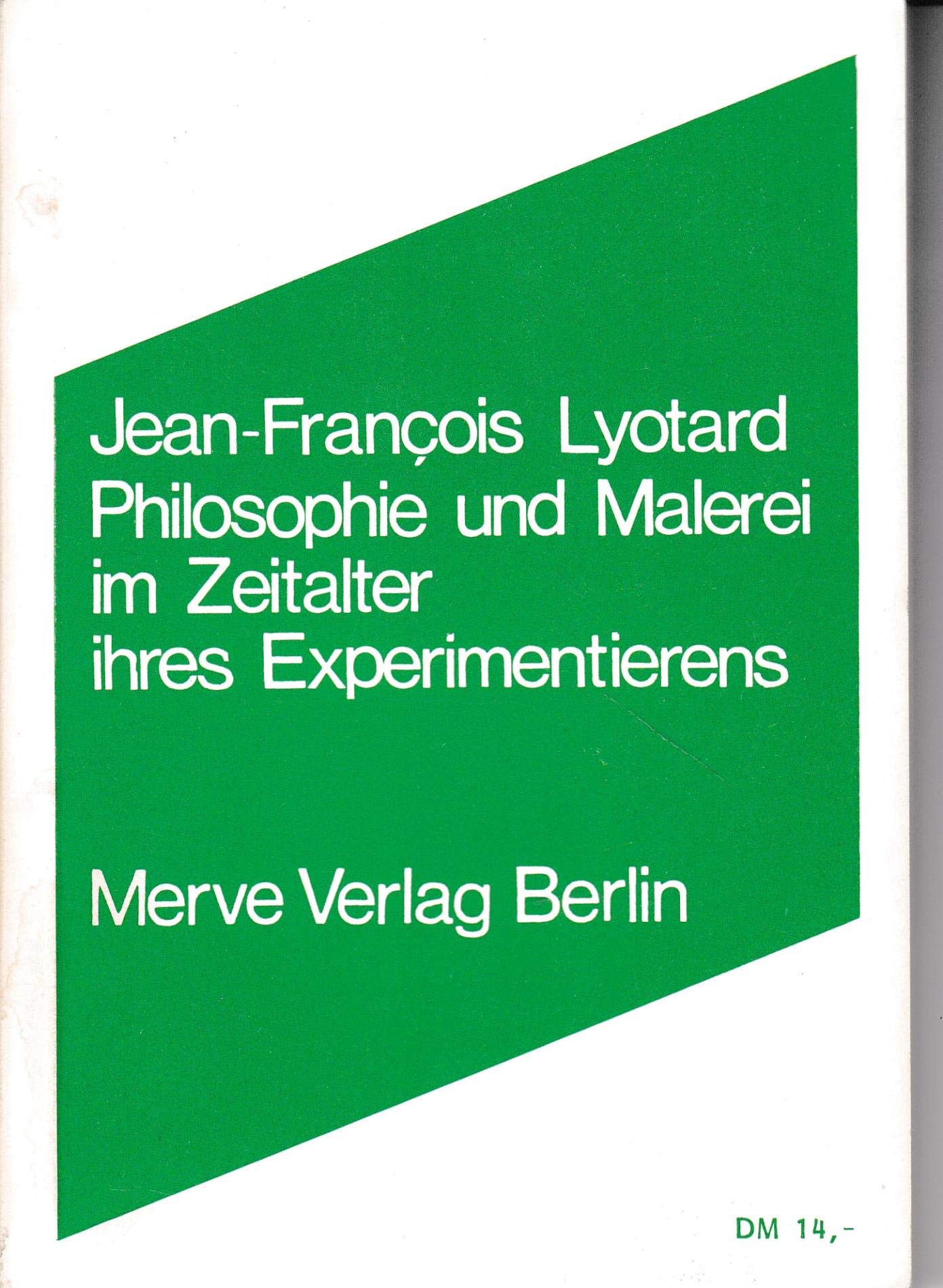 Philosophie und Malerei im Zeitalter ihres Experimentierens Philosophy