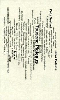 Tausend Plateaus. Kapitalismus und Schizophrenie Health, Nutrition & Fitness
