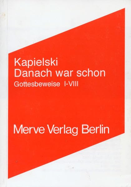 Danach war schon Contemporary literature Books