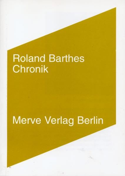 Chronik (Internationaler Merve Diskurs: Perspektiven der Technokultur) Philosophy
