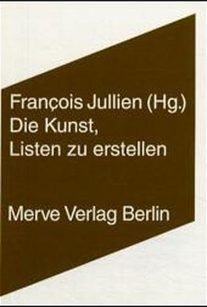 Die Kunst, Listen zu erstellen Philosophy