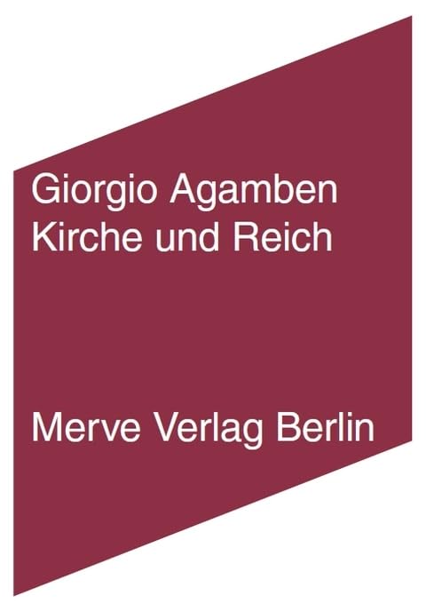 Kirche und Reich (Internationaler Merve Diskurs: Perspektiven der Technokultur) Philosophy