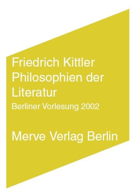 Philosophien der Literatur Philosophy