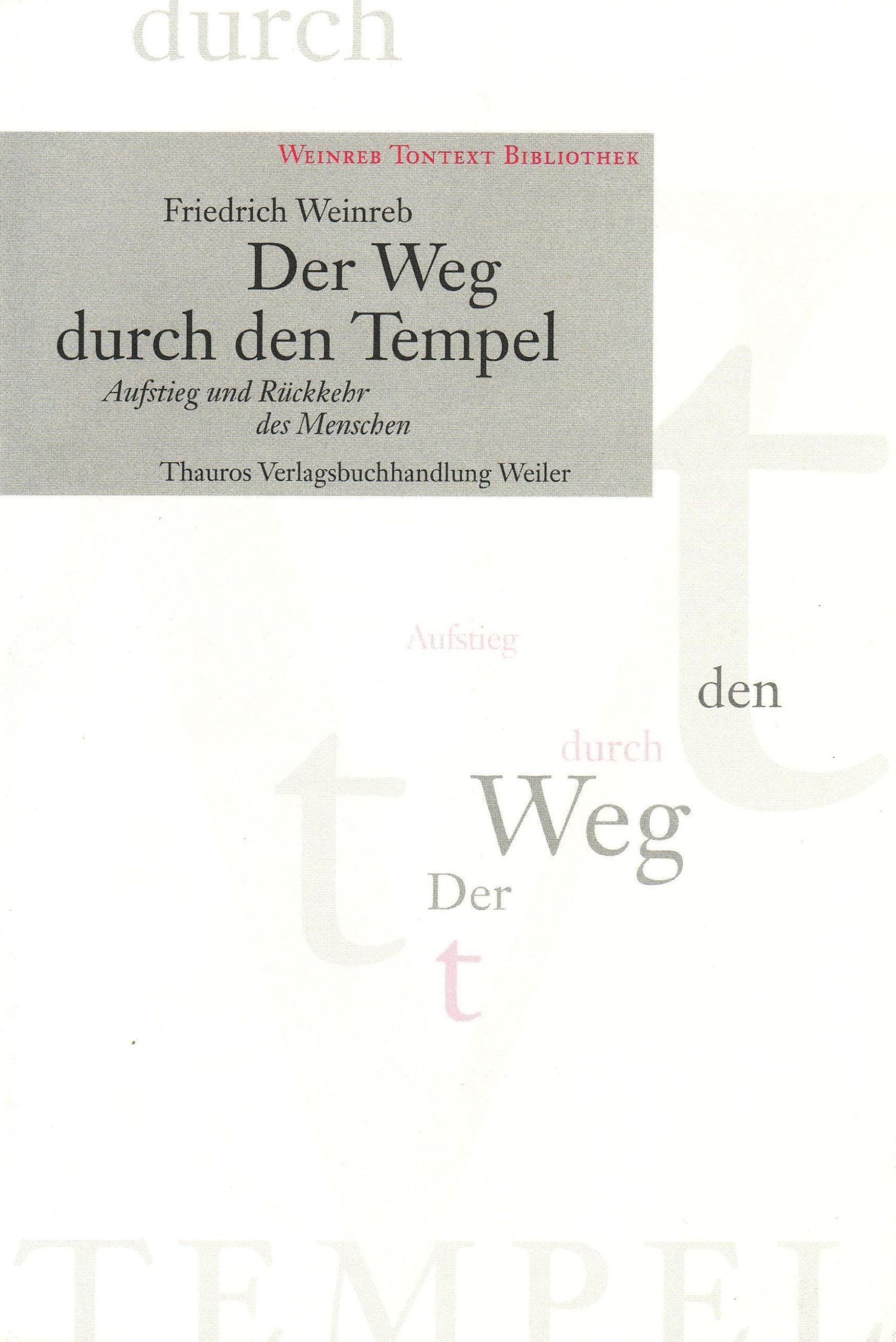 Der Weg durch den Tempel Second hand books on Religion & Esotericism