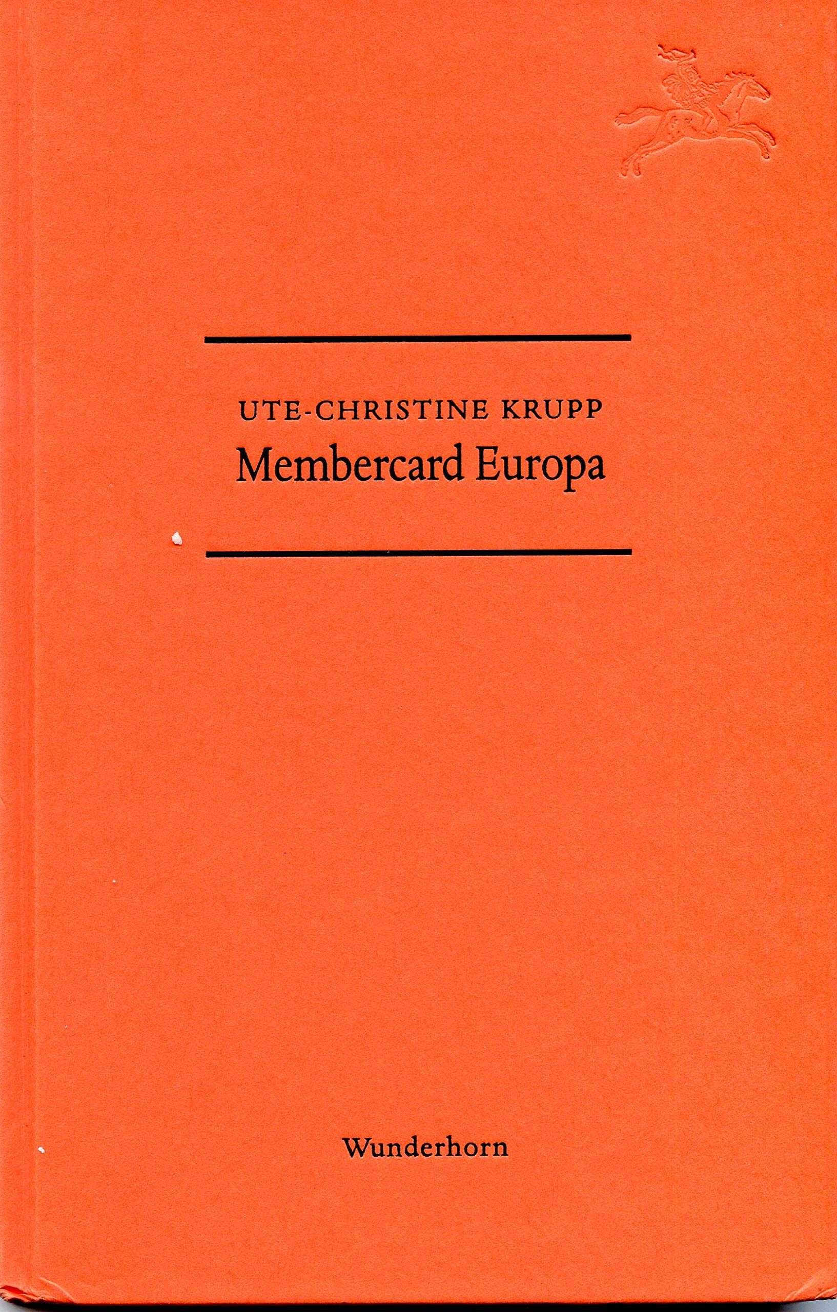 Membercard Europa: Ein Dialog (Deutsche Reise nach Plovdiv) Contemporary literature
