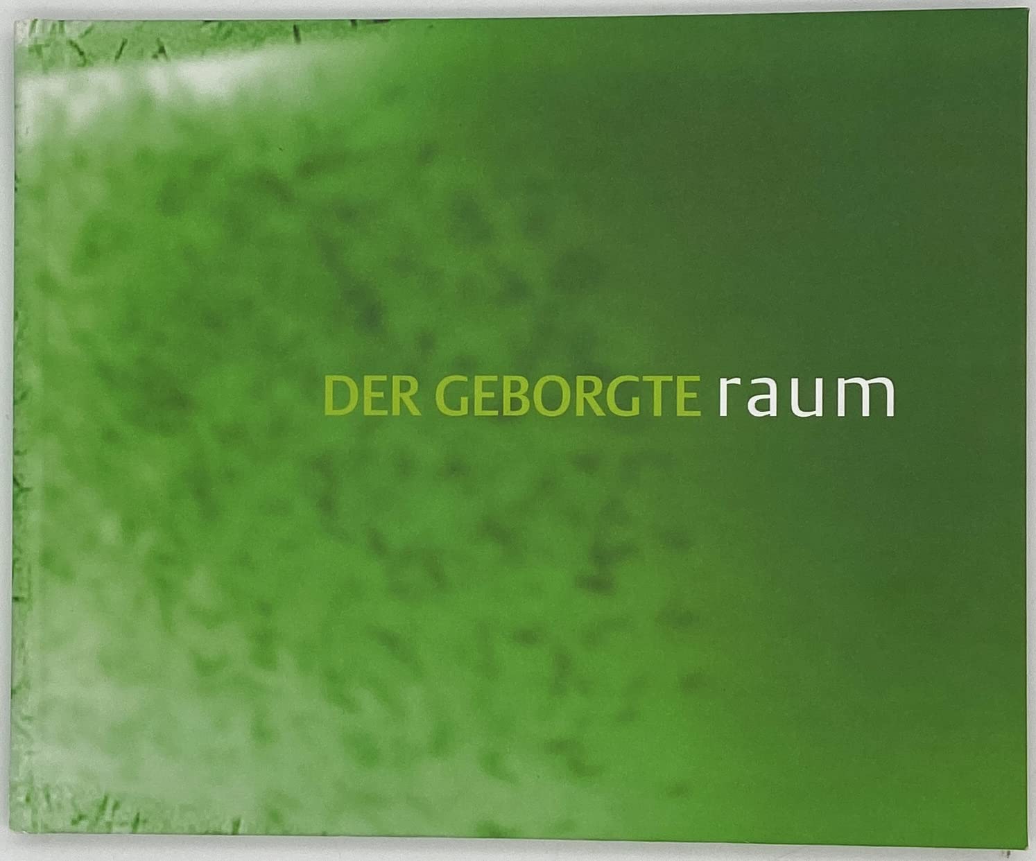 Der geborgte Raum: Katalog. Dt. /Engl. Film, Art & Culture