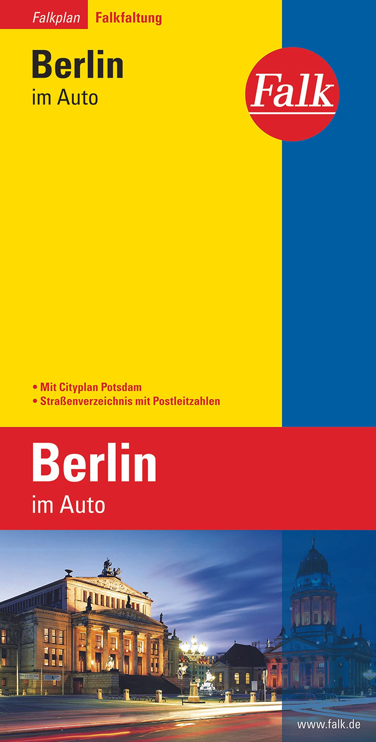 Falk Falkplan Falkfaltung Berlin im Auto mit Cityplan Potsdam 1: 24 500-1:40 000 Leisure, Home & Garden
