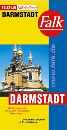 Falk Pläne, Darmstadt, Falkfaltung Maps & Plans