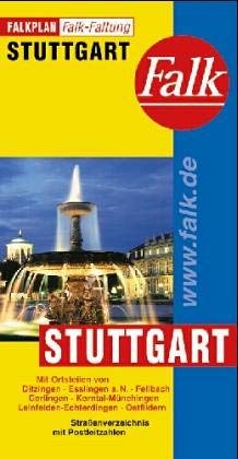 Falk Pläne, Stuttgart, Falkfaltung (Falk Stadtplan Extra Standardfaltung - Deutschland) Leisure, Home & Garden