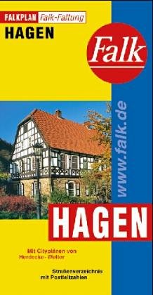 Falk Pläne, Hagen, Falkfaltung Maps & Plans