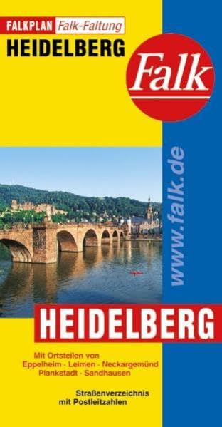 Falkplan Falk-Faltung Heidelberg Leisure, Home & Garden