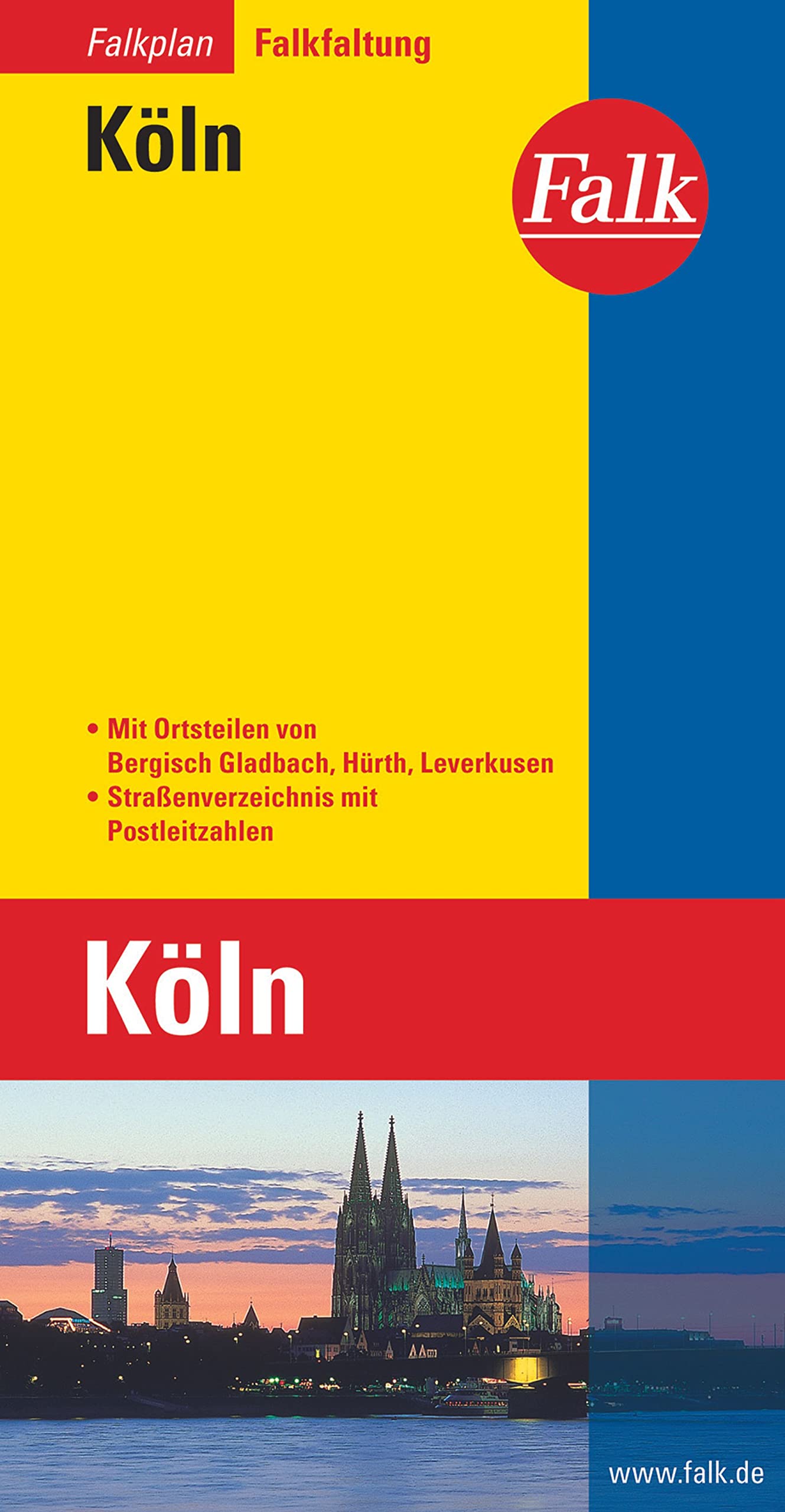 Falk Falkplan Falkfaltung Köln 1 : 23 000 Leisure, Home & Garden