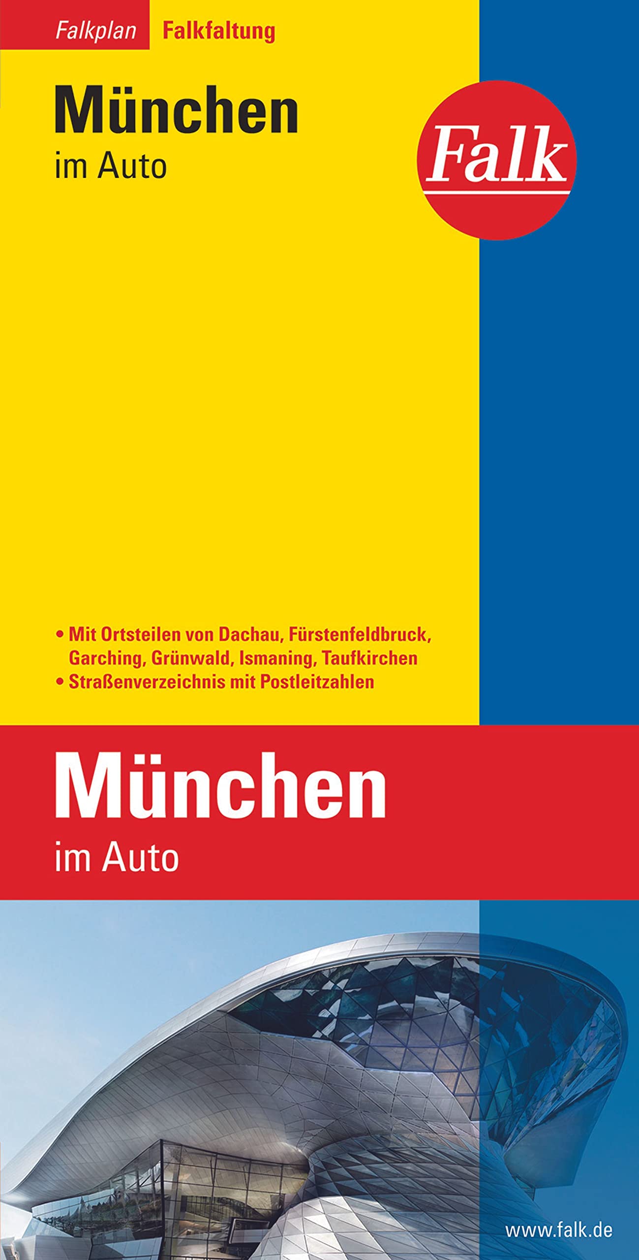Falk Stadtplan Falkfaltung München im Auto mit Ortsteilen von Dachau Leisure, Home & Garden