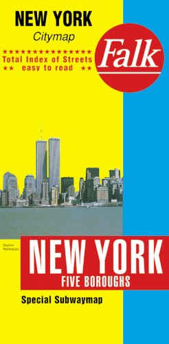 Falk Cityplan Falk-Faltung-International New York Leisure, Home & Garden