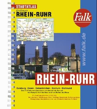 Falk Pläne, Großraum-Städteatlas Rhein/Ruhr Geology & Geography