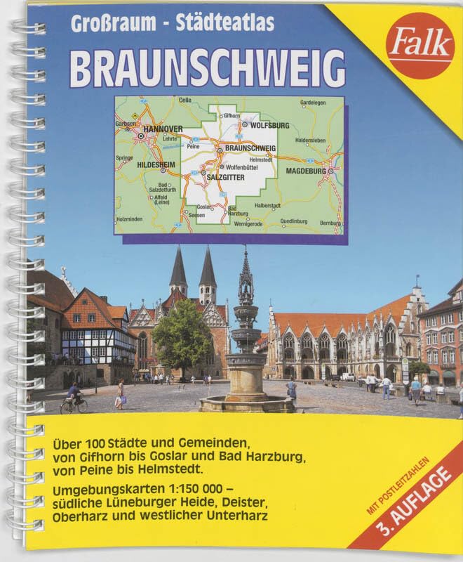 Falk Pläne, Großraum-Städteatlas Braunschweig: Grossraum Geology & Geography