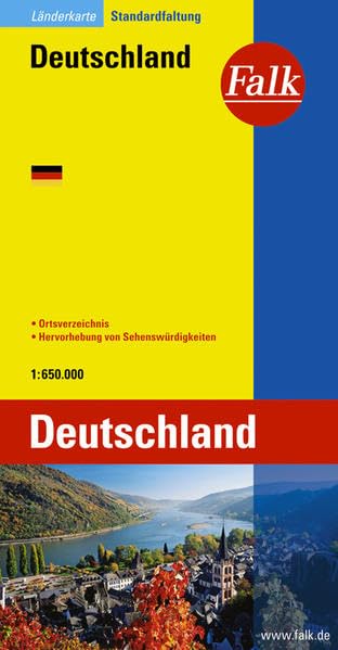 Falk Länderkarte Deutschland 1:650 000 Leisure, Home & Garden