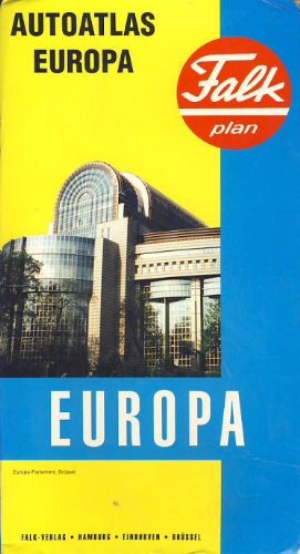 Falk Pläne, Autoatlas Europa (Nr.391): Mit Ortsverz. Maßst. 1 : 4.500.000. Mit Stadtpln. v. Amsterdam, Athinai, Berlin, Hamburg, Koebenhavn, London, Madrid, Paris, Roma, Stockholm, Wien, Zürich Leisure, Home & Garden