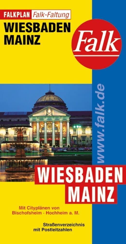 Falk Stadtplan Falkfaltung Wiesbaden / Mainz 1 : 23 000 Leisure, Home & Garden Books