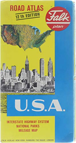 Falk Pläne, U.S.A. Road Atlas (Nr.395): Interstate Highway System, National Parks, Mileage Map. In engl. Sprache. Maßst. 1 : 4 Mio. u. Manhattan Maßst. 1 : 17.800 (Falk Atlanten) Leisure, Home & Garden