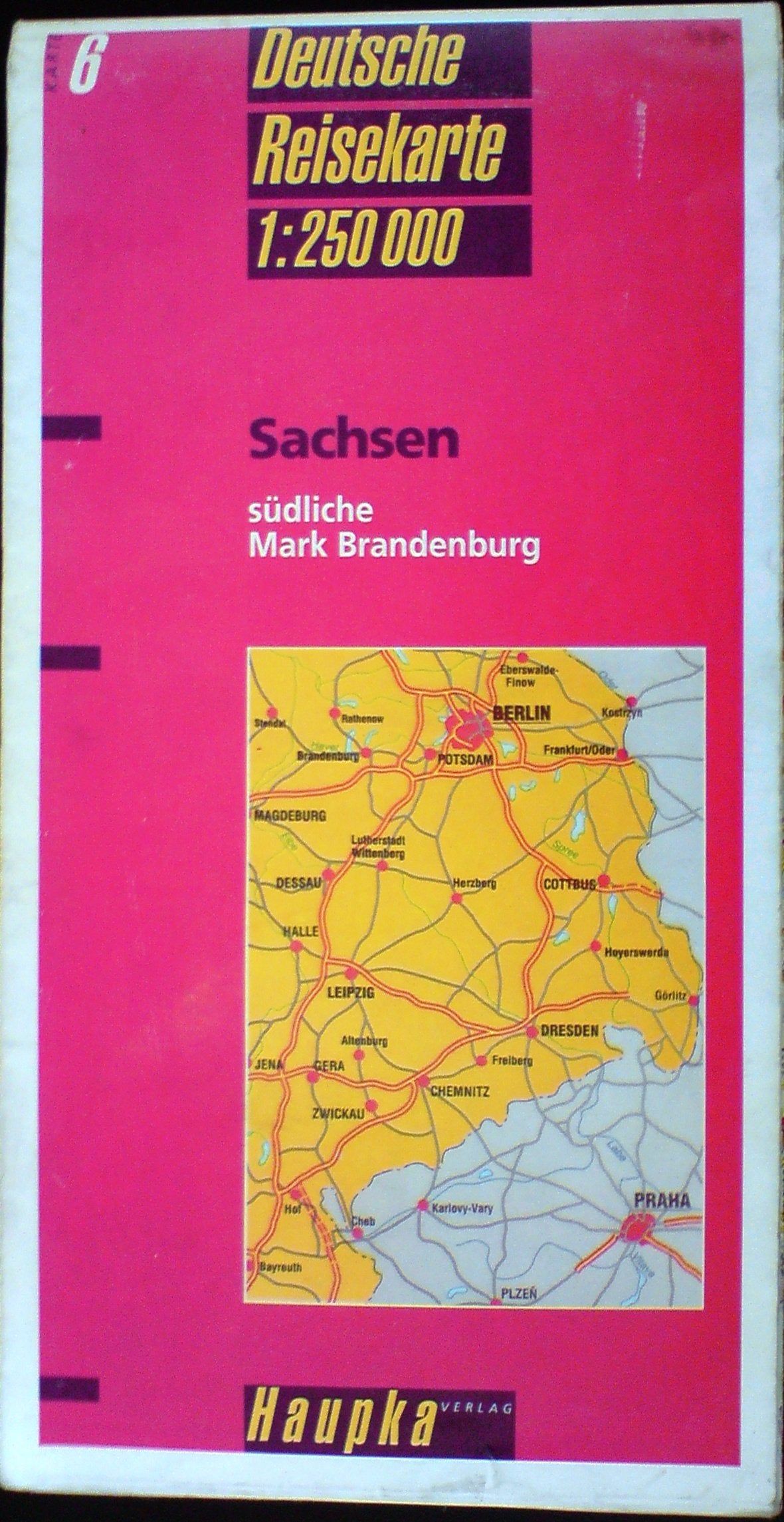 SACHSEN BRANDENBURG SUD DLKAART 6 Leisure, Home & Garden