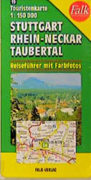 Falk Pläne, Stuttgart, Rhein-Neckar, Taubertal (Nr.1474): Touristenkarte. Mit Reiseführer m. Farbfotos. Maßst. 1 : 150.000 (Falk Atlanten) Leisure, Home & Garden