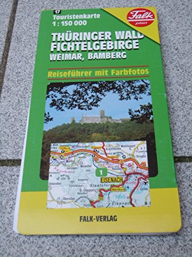 Falk Pläne, Thüringer Wald, Fichtelgebirge, Weimar, Bamberg: Touristenkarte. Mit Reiseführer m. Farbfotos (Tourist Map S.) Leisure, Home & Garden