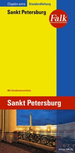 Falk Cityplan Extra Standardfaltung International St. Petersburg mit Straßenverzeichnis Leisure, Home & Garden