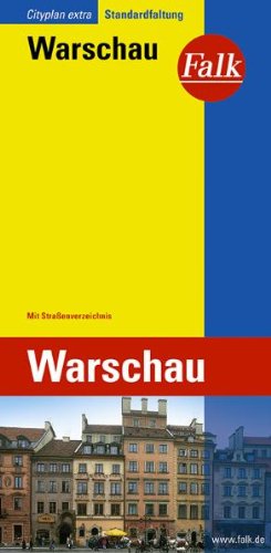Falk Cityplan Extra Standardfaltung International Warschau mit Straßenverzeichnis Leisure, Home & Garden