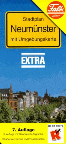 Falk Pläne, Neumünster: Mit Umgebungskte., Straßenverz. u. Postleitzahlen Maps & Plans