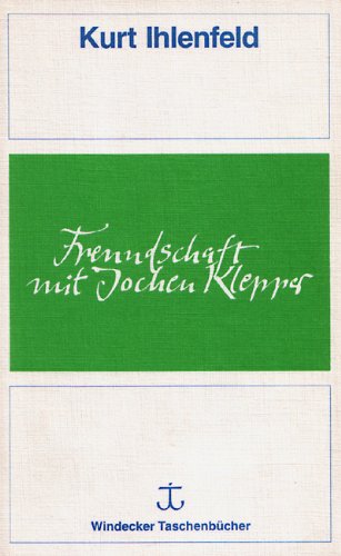 Freundschaft mit Jochen Klepper Books