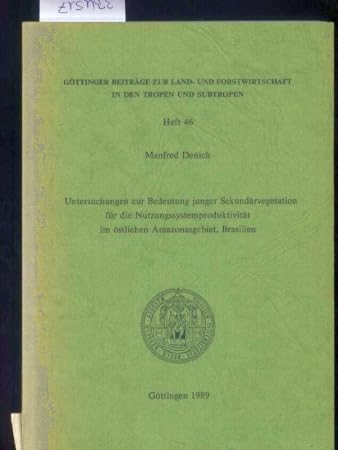 Untersuchungen zur Bedeutung junger Sekundärvegetation Leisure, Home & Garden