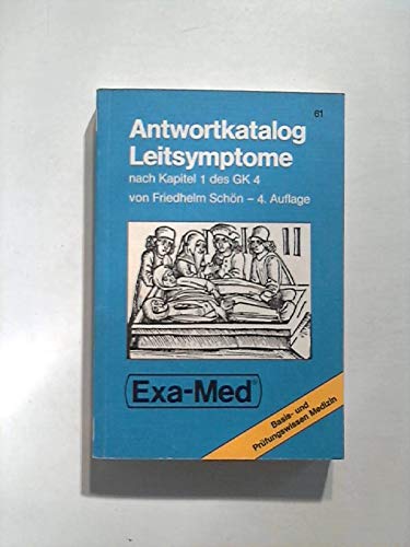 GK IV Antwortkatalog Leitsymptome nach Kapitel 1 des Gegenstandskataloges 4 Books