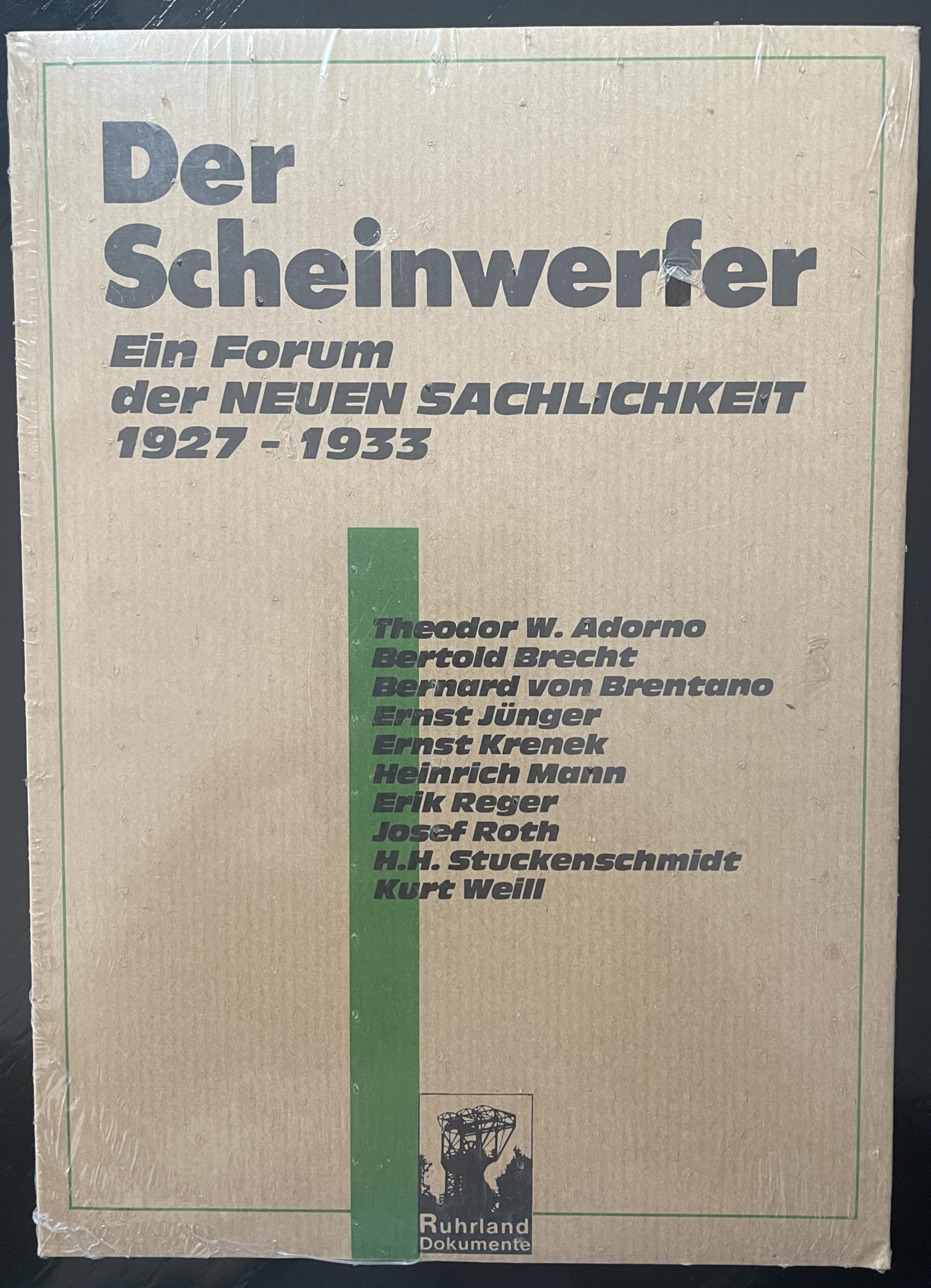 Der Scheinwerfer: Ein Forum der Neuen Sachlichkeit 1927-1933 (Reihe "R"-Dokumente) Books